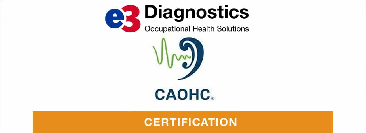CAOHC Certification with e3 Occupational 9
